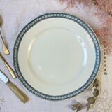 Round dish Terre de fer St Amand & Hamage laurel model made in France