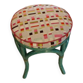 Maugrion rattan stool