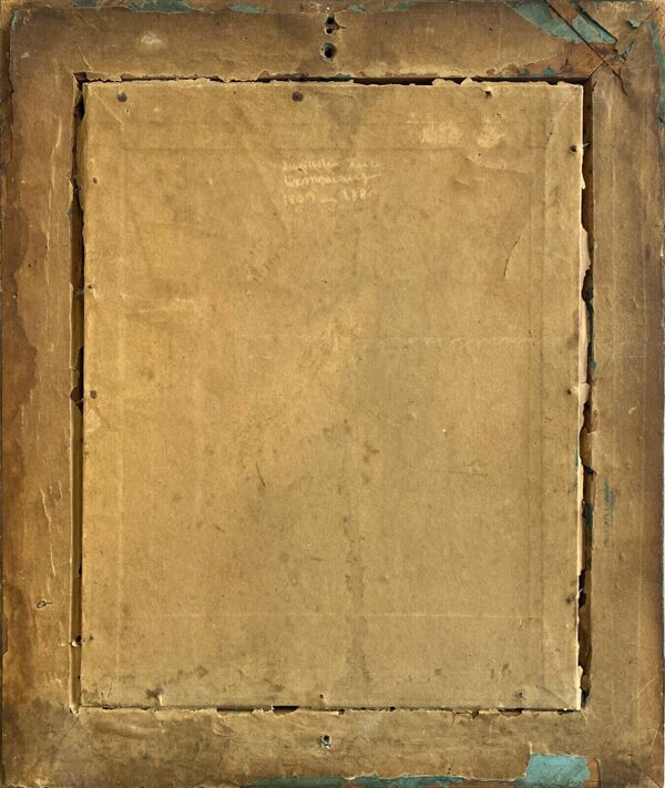 Tableau dessin ''portrait de femme'' 1845 par augustin-luc demoussy (1809-1880)