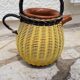 Sandstone and scoubidou potiche