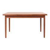 Table à manger extensible en teck danois des années 50 de Rogenstrup Möbelfabrik