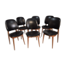 Set de 6 chaises pegase Baumann 1960