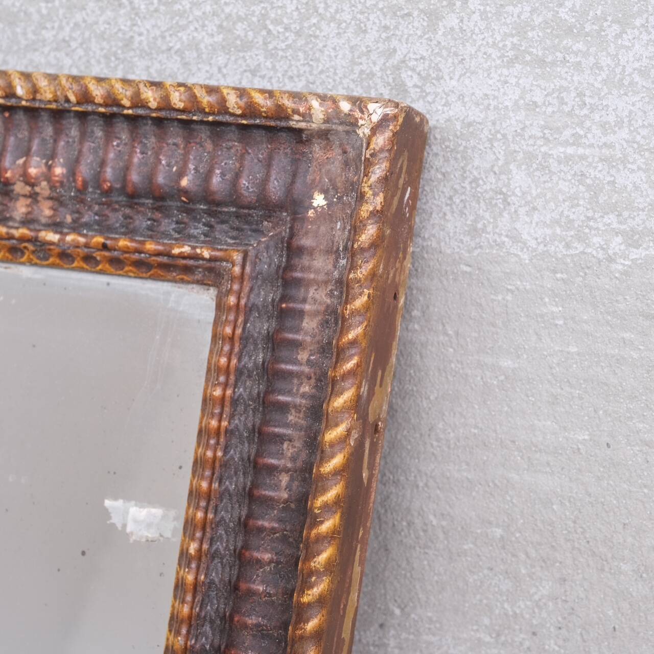 Antique Belgium Large Mirror