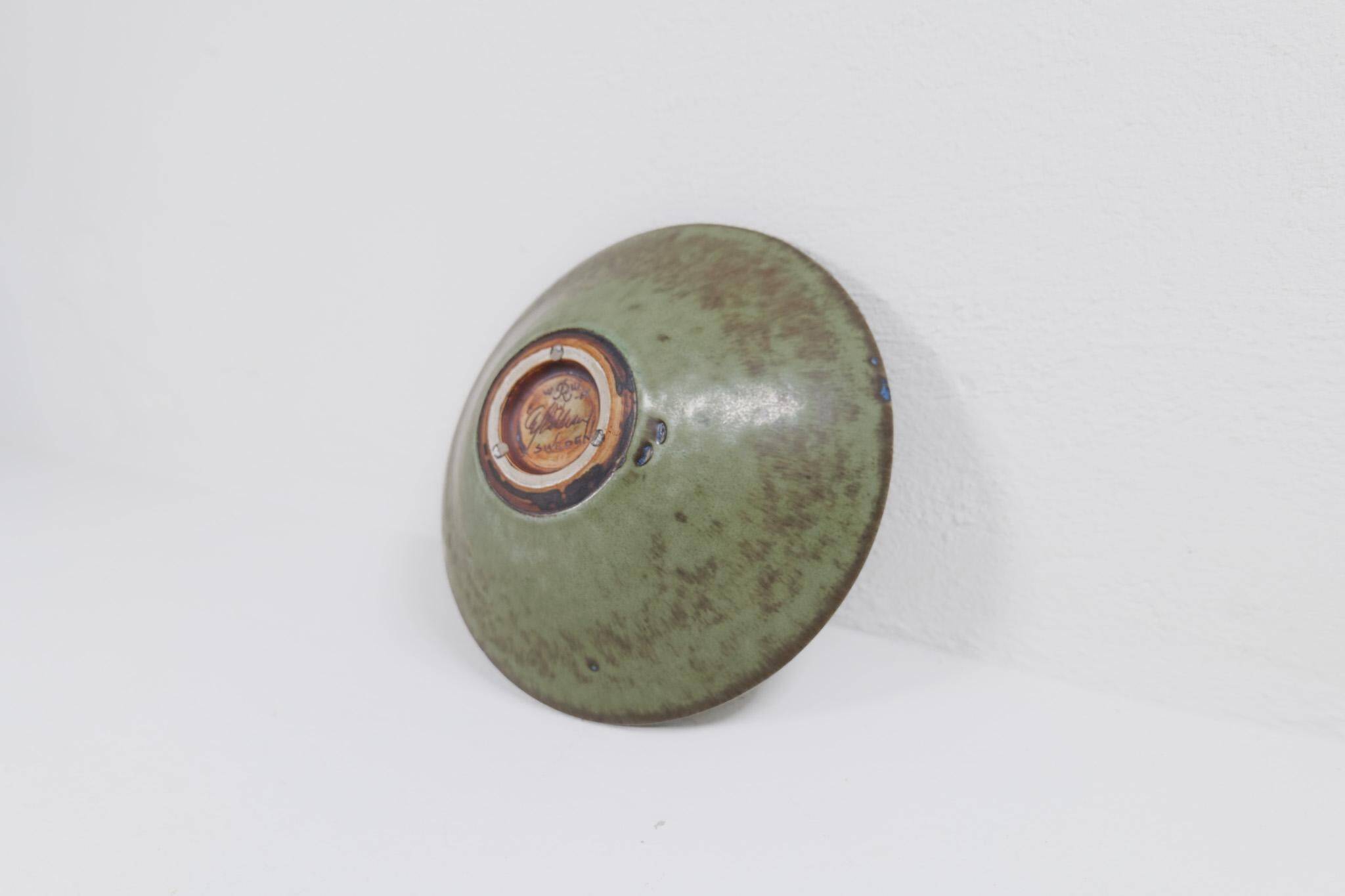 Unique ceramic basin mid-century modern large Carl-Harry Stålhane Rörstrand Sweden