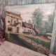 Vintage French oil painting, signed Levergne, 1958