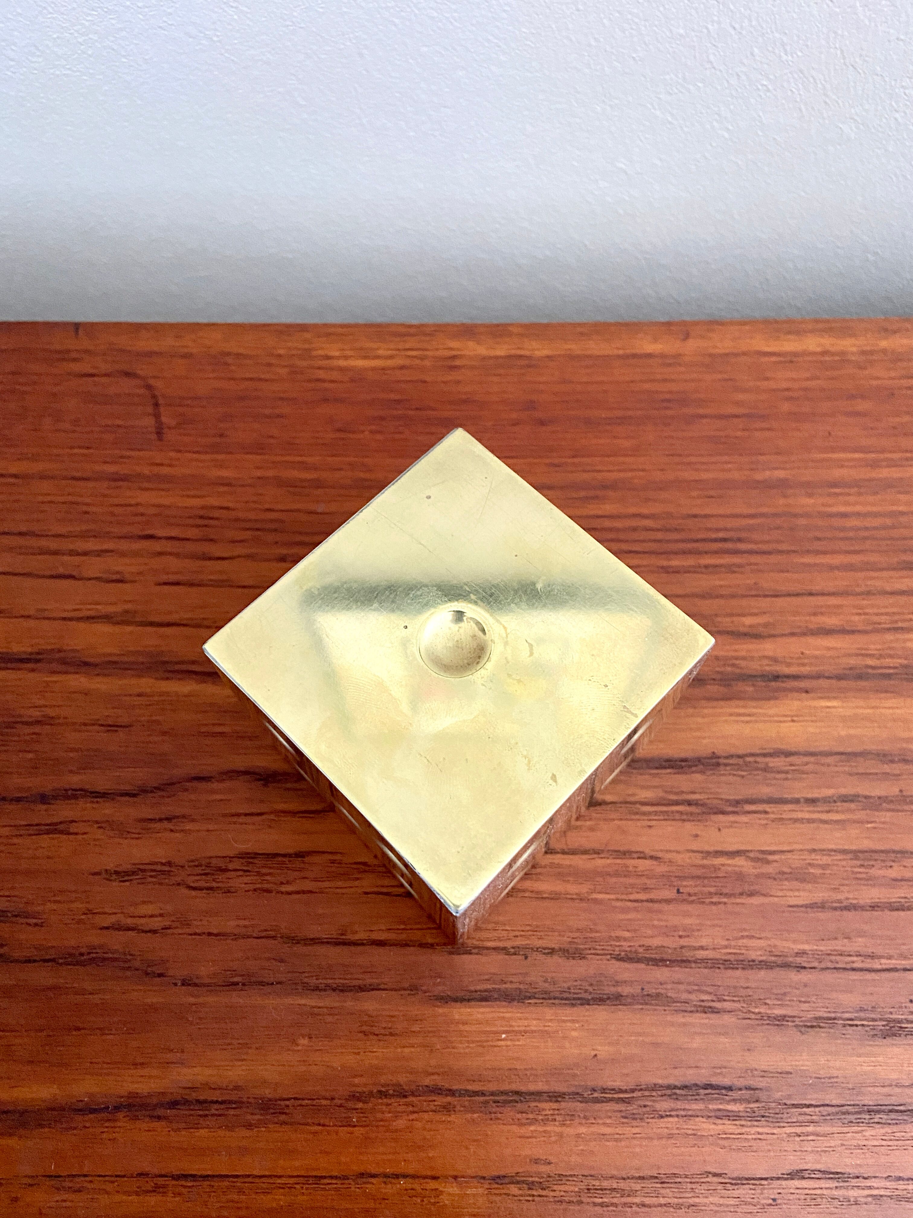 Brass paperweight