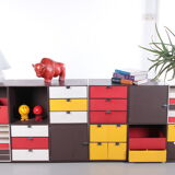 Vintage Palaset Palanox Modular Storage Boxes Set of 12, Made by Treston Oy, Finland 1972