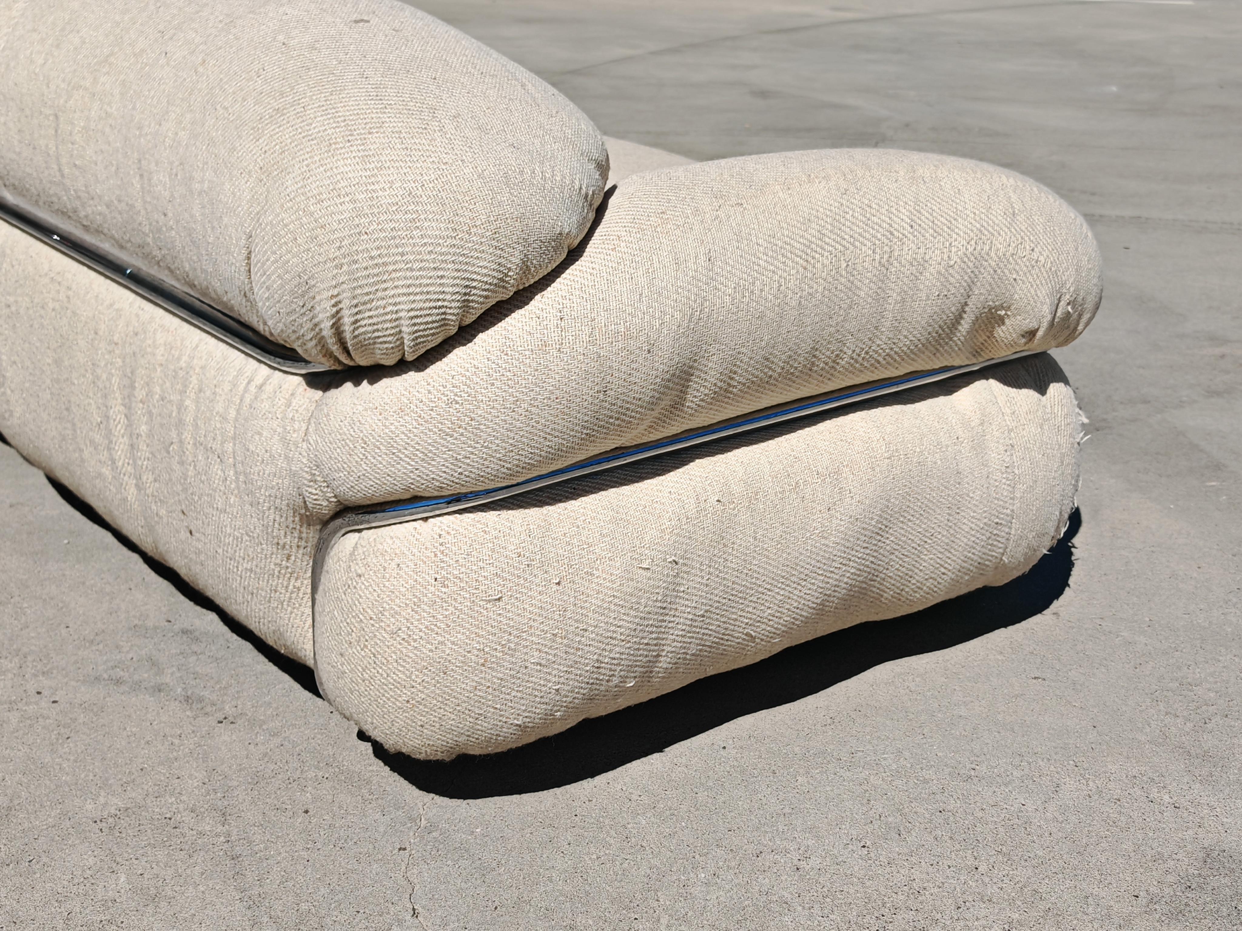 Mid Century Modern Sesann Canapé by Gianfranco Frattini for Cassina 1970s