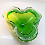Grand cendrier ou fourre-tout en verre de Murano des années 1960 par Flavio Poli pour Seguso.
