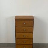 Oak chest of drawers, 1960s