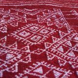 Kilim red wool handmade