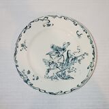 Flat plate of the earthenware factory of Creil and Montereau