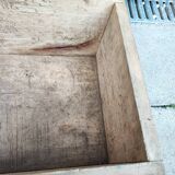 Trunk chest in raw wood