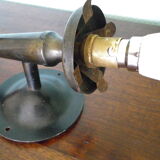 Brass patinated thick metal wall 1940