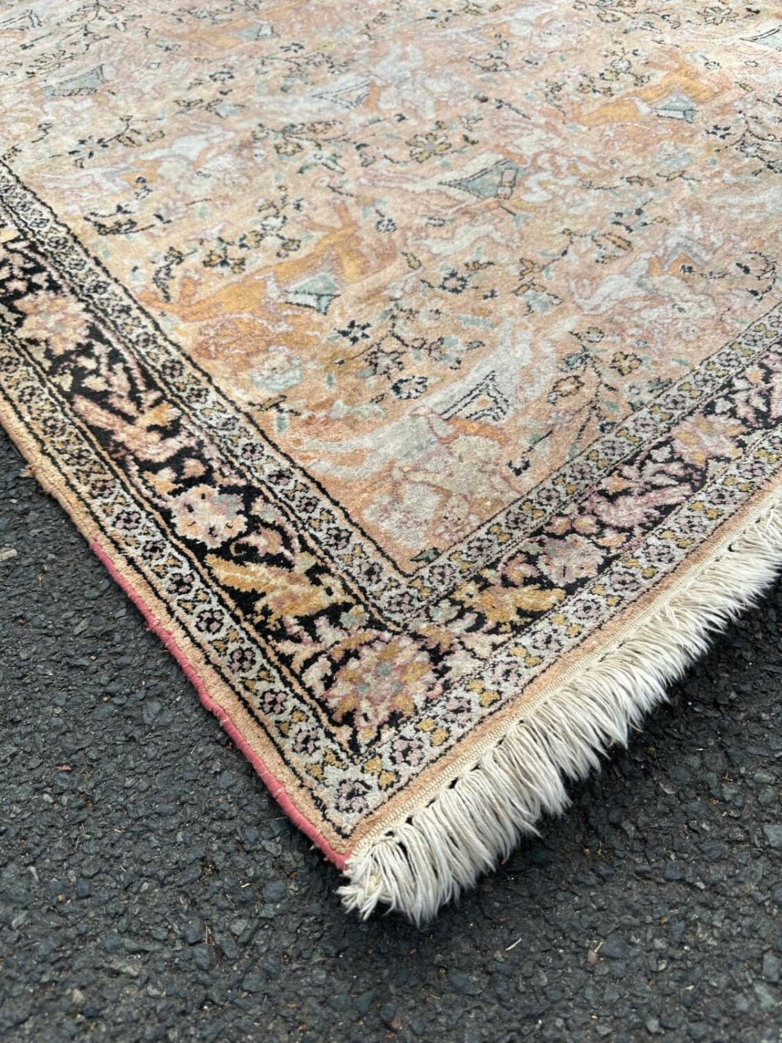 Persian silk rug