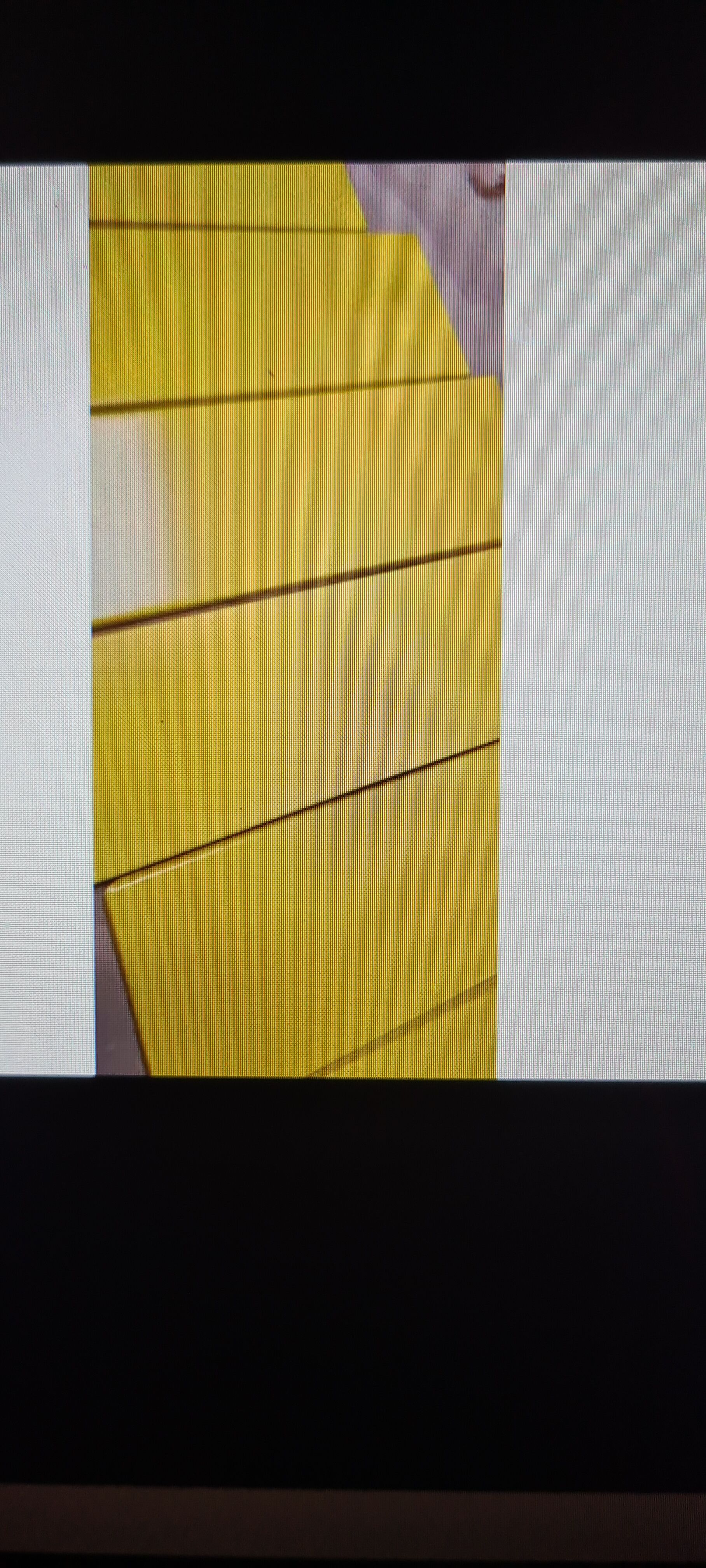 Yellow string shelf gold stud 120x48