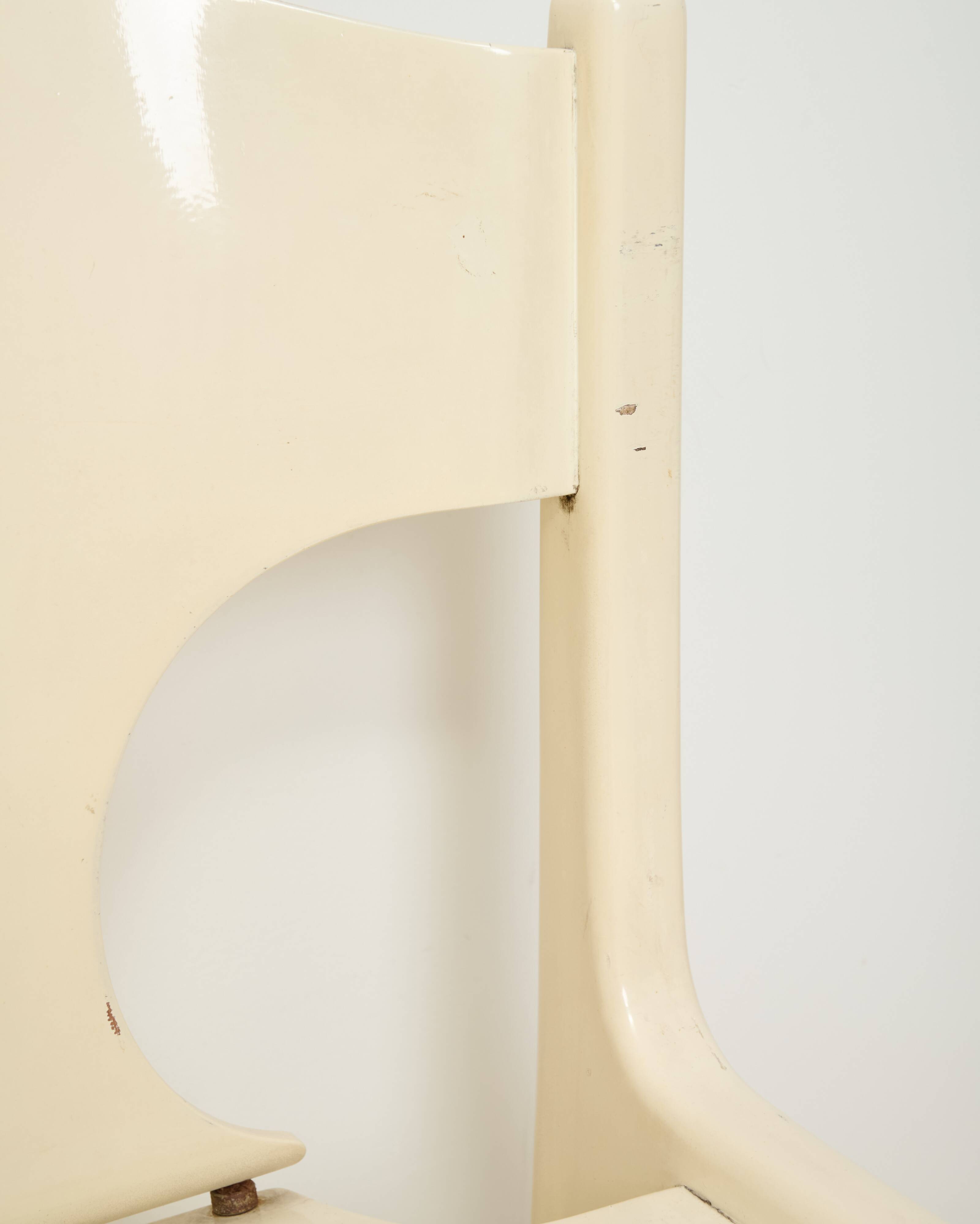 Lacquered wooden chairs, Augusto Savini, Pozzi, 1968