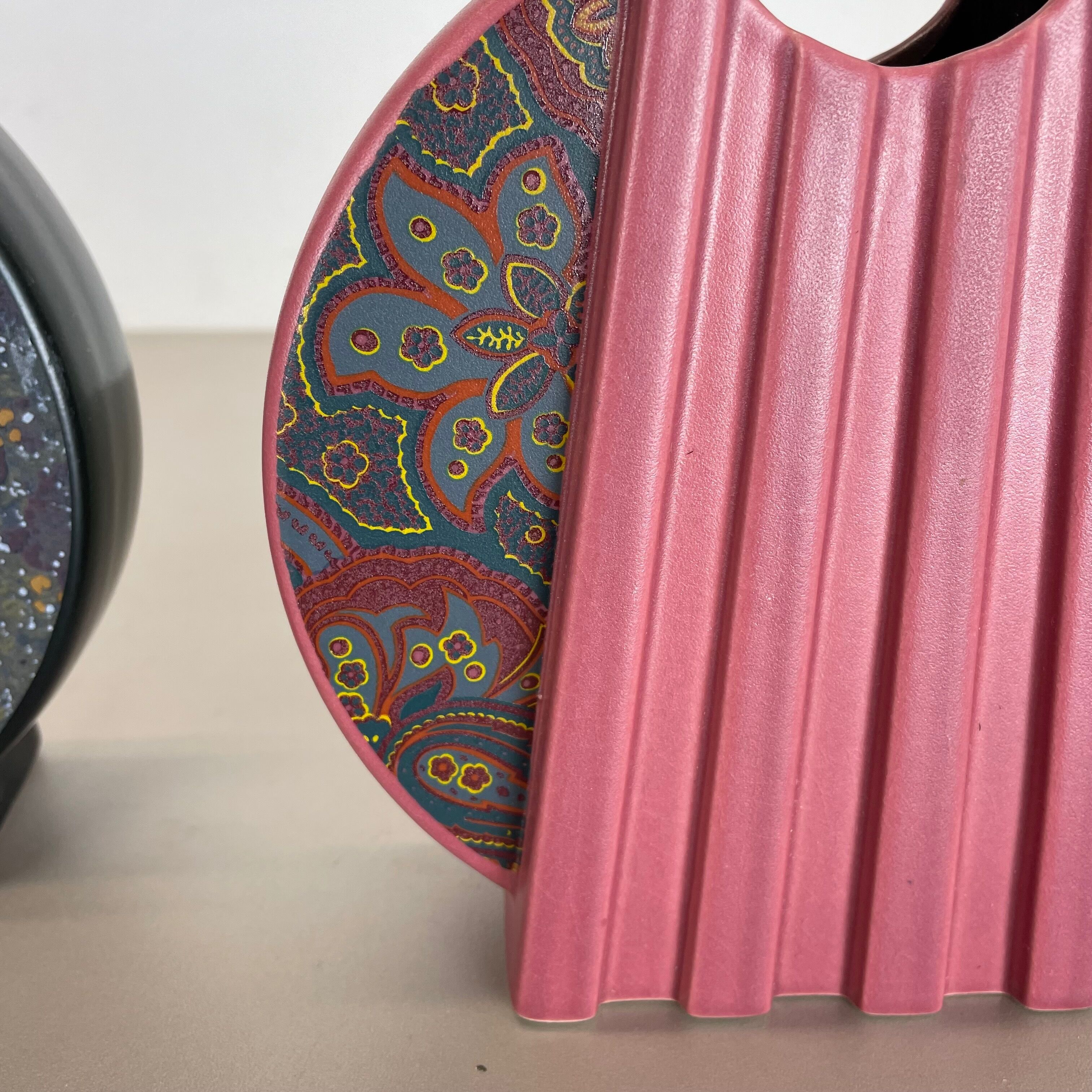 Set of 2  vases Bay Ceramics Germany, 1980s