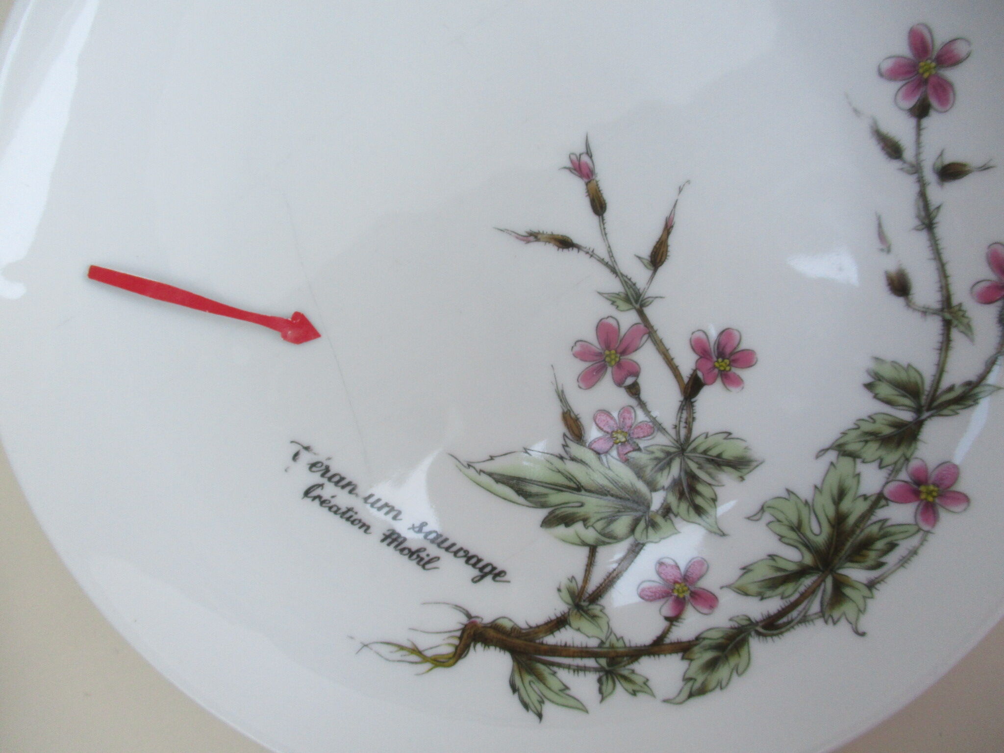 Fine porcelain dessert plates from Bavaria -botaniqu