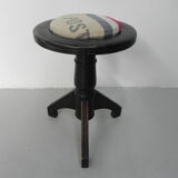 Art Deco piano stool on tripod