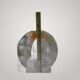 Mazzega Murano Space Age 1970 UFO Art Glass Table Lamp Original