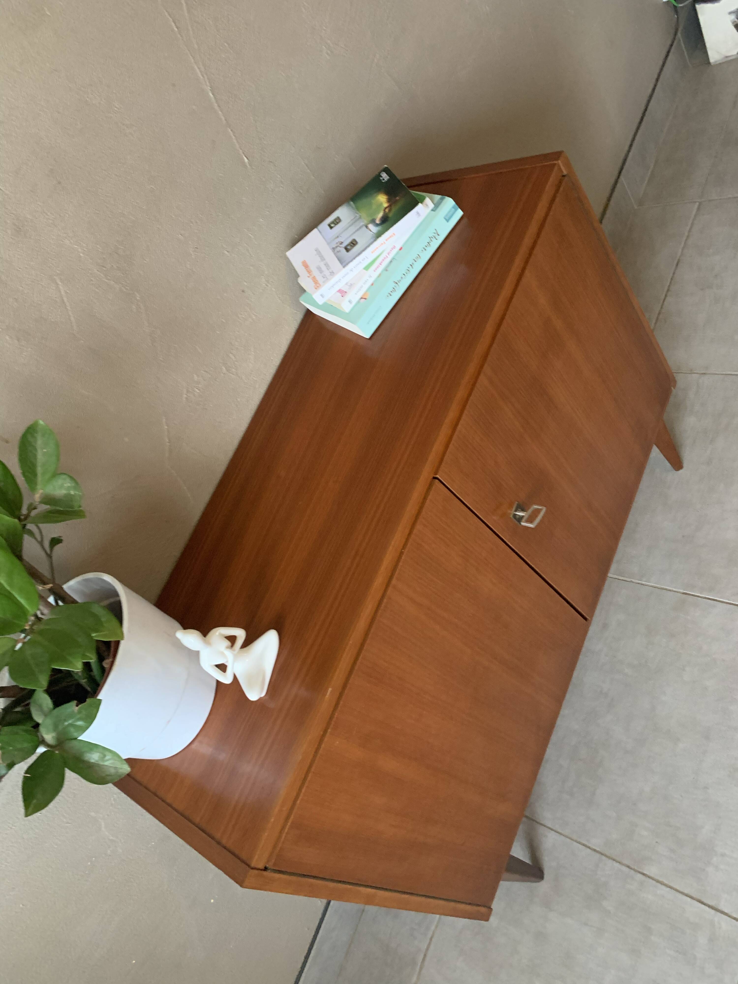 Vintage Scandinavian teak sideboard from the 1960s