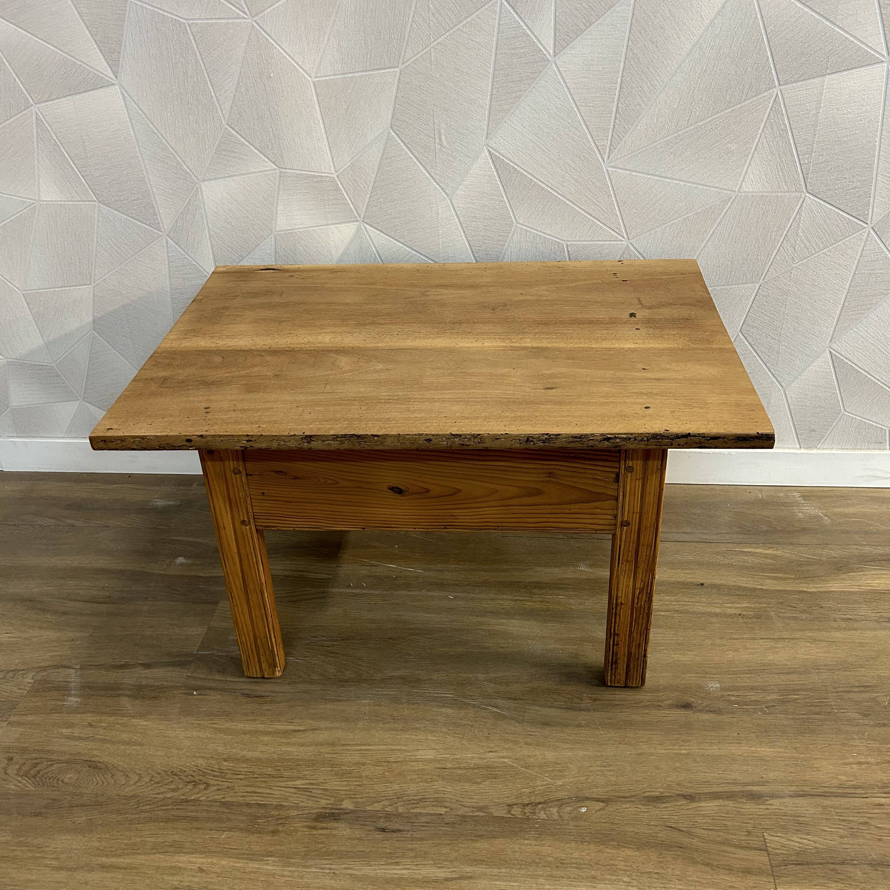 Solid pine coffee table