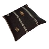 Vintage turkish kilim cushion cover , 55 x 55 cm