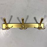 Gold coloured aluminium wall coat racks 1960’s
