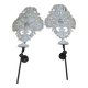 Pair of wall lights