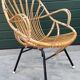 Rattan chair by Dirk van Sliedregt Rohe Noordwolde 1960 in the Netherlands