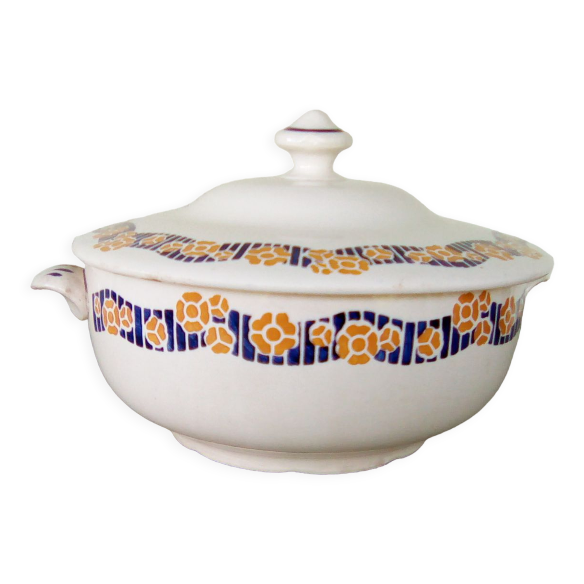 Soupière terre de fer Choisy le roi