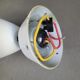 Vintage articulated wall light in lacquered metal with ceramic socket - Ref 849