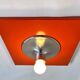 Midcentury pair of flush mounts by Kinkeldey, Germany, 1970s (never used)