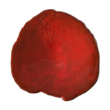 Ceramic destructured plate signed J. Cornet la Baule