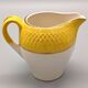9-cup coffee set, textured yellow Moulin des Loups milk jug