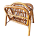 Porte-revues en rotin vintage 50-60