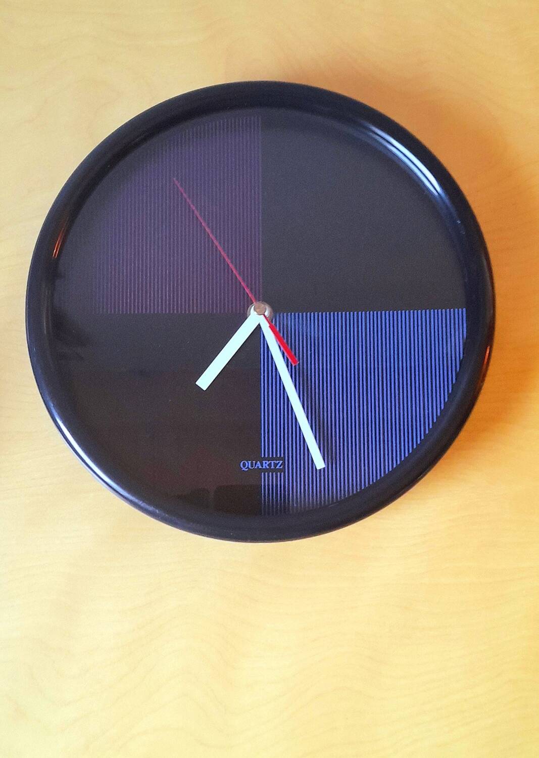 80s Memphis style wall clock