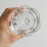 Small glass soliflore vase