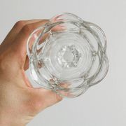 Small glass soliflore vase