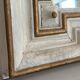 Art Nouveau wall mirror with a coloured gold frame by Meissen, 1930s, Germany.