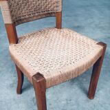 Mid-Century Rope Side Chair, Sweden, 1960s
