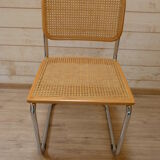 Eight chairs "Cesca B32" by Marcel Breuer