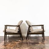 Mid-century Armchairs GFM-64 by Edmund Homa, Poland, 1960's, set of 2