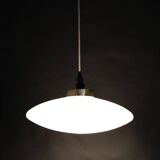 1970s UFO Glass Pendant Light, Czechoslovakia
