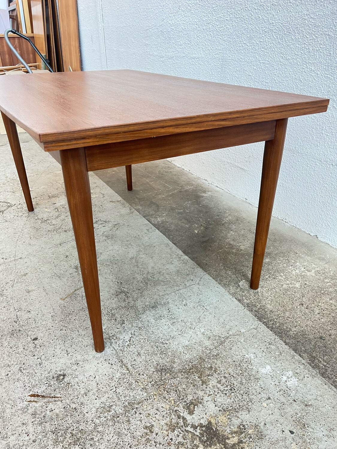 Table en teck avec rallonges