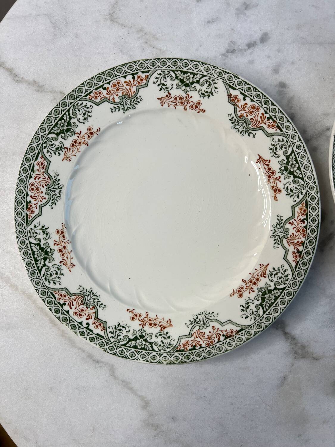 Two flat plates Longwy Bruges