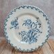 Antique plate with blue thistle decoration – Terre de fer spirit