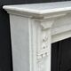 Louis XVI style fireplace in Carrara marble, circa 1880.