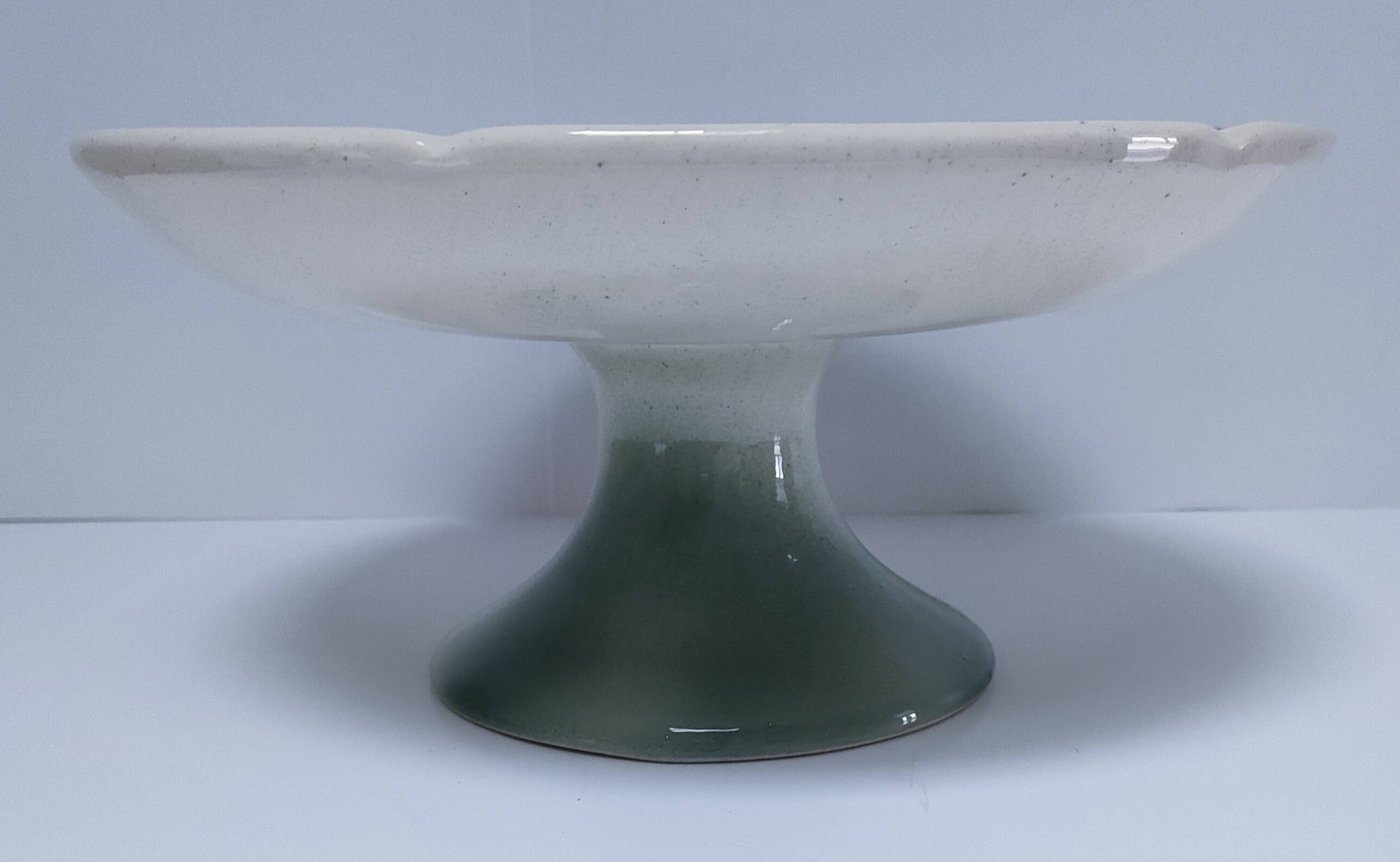 coupe barbotine décor main framboise